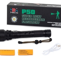 Bailong Tactical Strong LED XHP50 USB Zoom фенер