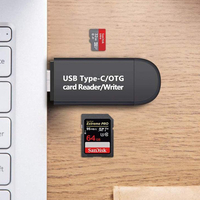 Четец на SD карти microsd tf usb usb-c micro usb 3в1