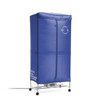 Преносим Електрически Сушилник за Дрехи с 2 Височини Dupledry Blue InnovaGoods 1200 W