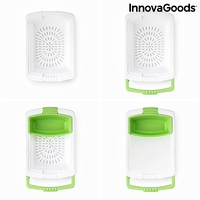 Разтегателна Дъска за Рязане с Тава, Контейнер и Сушилник 3 в 1 PractiCut InnovaGoods