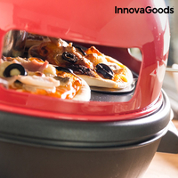 Фурна за Малки Пици с Рецептурник Presto! InnovaGoods 700W Червена Черна