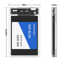 Кутия hdd ssd 2.5'' usb 3.0 sata pocket