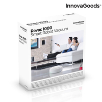 Интелигентна Прахосмукачка Робот Rovac 1000 InnovaGoods Бяла