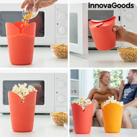 Сгъваема Силиконова Машина за Пуканки Popbox InnovaGoods (опаковка от 2)