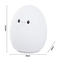 Детска нощна лампа led egg rgb touch usb