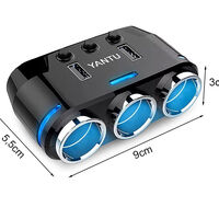 Сплитер за запалка 2x usb зарядно