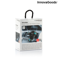 Поставка за Мобилен Телефон с Безжично Зарядно за Кола Wolder InnovaGoods