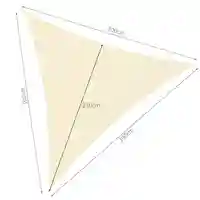 Сенник платно 3х3х3 бежово Gardlov 23146