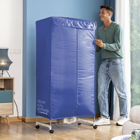 Преносим Електрически Сушилник за Дрехи с 2 Височини Dupledry Blue InnovaGoods 1200 W