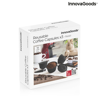 Комплект от 3 Kапсули Kафе за Mногократна Употреба Redol InnovaGoods