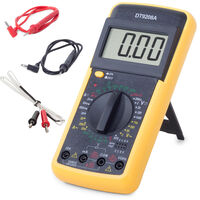 LCD измервателен уред мултицет с температурна сонда dt9208a