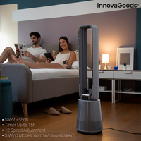 Вентилатор без Перки с Пречистващ Филтър и Дистанционно Управление Bloho InnovaGoods