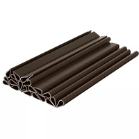 ПВЦ лента за ограда 19cmx35m 630g/m2 - Кафява