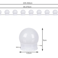Огледало / тоалетка LED лампи - 10 бр.