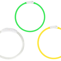 LED светещ нашийник за кучета и котки, USB регулиране