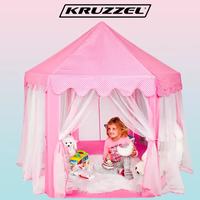 Детска палатка за игра розова Kruzzel 23869