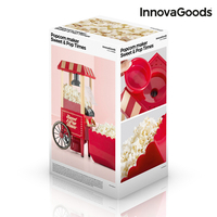 Машина за Пуканки Sweet & Pop Times InnovaGoods 1200W Червена