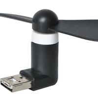 Черен микро USB вентилатор