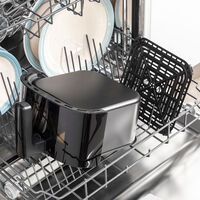 Фритюрник без Масло с Кантар InnovaGoods Fryinn Balance 5000 Черен Неръждаема стомана 1500 W 5 L