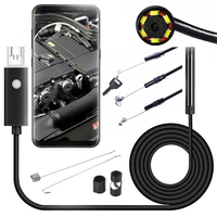 Камера за инспекция на ендоскоп android PC USB 10m led
