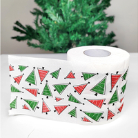 Коледна тоалетна хартия santa funny wc