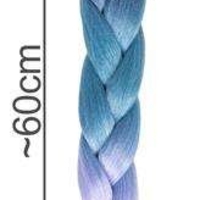 Синтетична коса ombre blue / fio плитки W10342