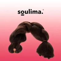Синтетични плитки за коса кафяви Soulima 23567