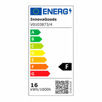 Вентилатор за Таван с LED Светлина и 3 Перки ABS Flaled InnovaGoods Бял 36 W