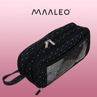 Троен сгъваем моливник - черен Maaleo 24511
