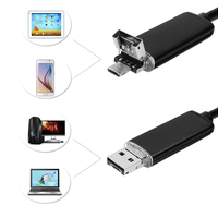 Камера за инспекция на ендоскоп android PC USB 10m led