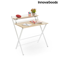 Сгъваемо бюро с рафт Tablezy InnovaGoods