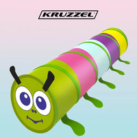 Детски тунел за игра - гъсеница Kruzzel 23926