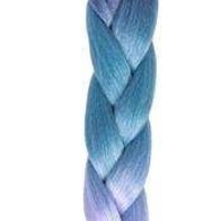 Синтетична коса ombre blue / fio плитки W10342
