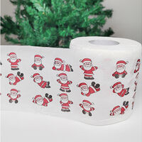 Коледна тоалетна хартия santa funny wc