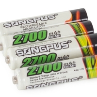 4 бр. aaa r3 до 2700 mah акумулаторна батерия