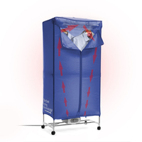 Преносим Електрически Сушилник за Дрехи с 2 Височини Dupledry Blue InnovaGoods 1200 W