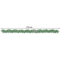 Заснежен гирлянд за коледна елха 2.7m HQ Ruhhy 22326