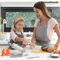 Машина за Приготвяне на Бисквити и Сладкарски Ръкав 2 в 1 Prekies InnovaGoods