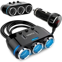 Сплитер за запалка 2x usb зарядно