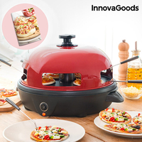 Фурна за Малки Пици с Рецептурник Presto! InnovaGoods 700W Червена Черна