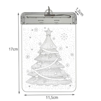 Витраж LED 3D- коледна елха