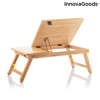 Бамбукова Помощна Сгъваема Маса Lapwood InnovaGoods