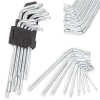 Шестограмни ключове 1.5-10 9 ел големи torx комплект