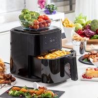 Фритюрник без Масло с Кантар InnovaGoods Fryinn Balance 5000 Черен Неръждаема стомана 1500 W 5 L