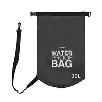 Водоустойчива чанта 20L черна 23566