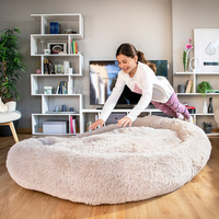 Антистресово легло за домашни любимци и хора Cloft InnovaGoods XXL Beige