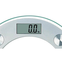 Електронна везна за баня 180кг стъклена lcd