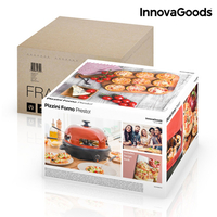 Фурна за Малки Пици с Рецептурник Presto! InnovaGoods 700W Червена Черна
