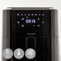 Фритюрник без Масло с Кантар InnovaGoods Fryinn Balance 5000 Черен Неръждаема стомана 1500 W 5 L
