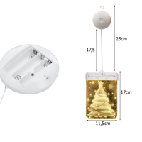 Led 3d витражи за декорация на коледни светлини